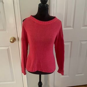 Wooden Ships Cold Shoulder Crewneck Sweater- Size M/L